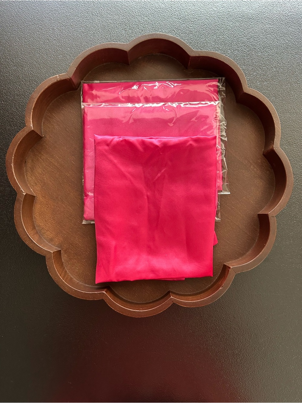 Bright Pink Pillow Cases Set of 3